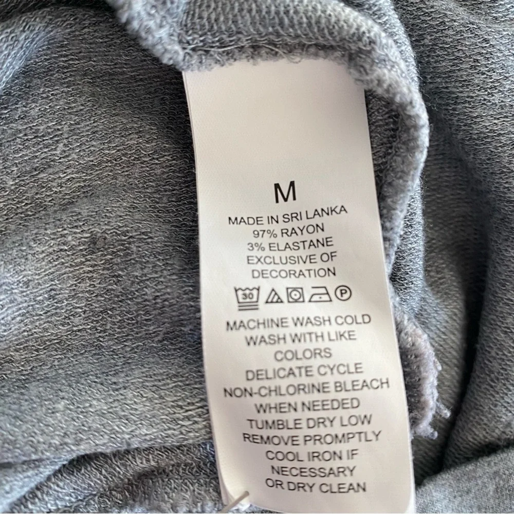 Kate Spade New York Women's Joggers Size M Gray Comfy Loungewear Soft Rayon